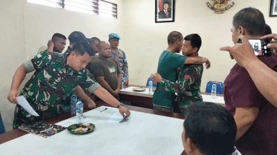 Kedua belah pihak saling memaafkan