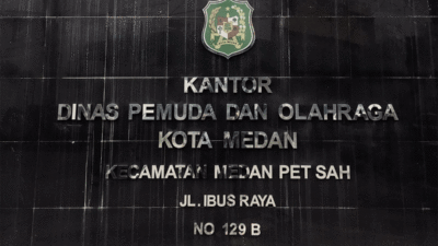 Plang kantor Dispora Kota Medan