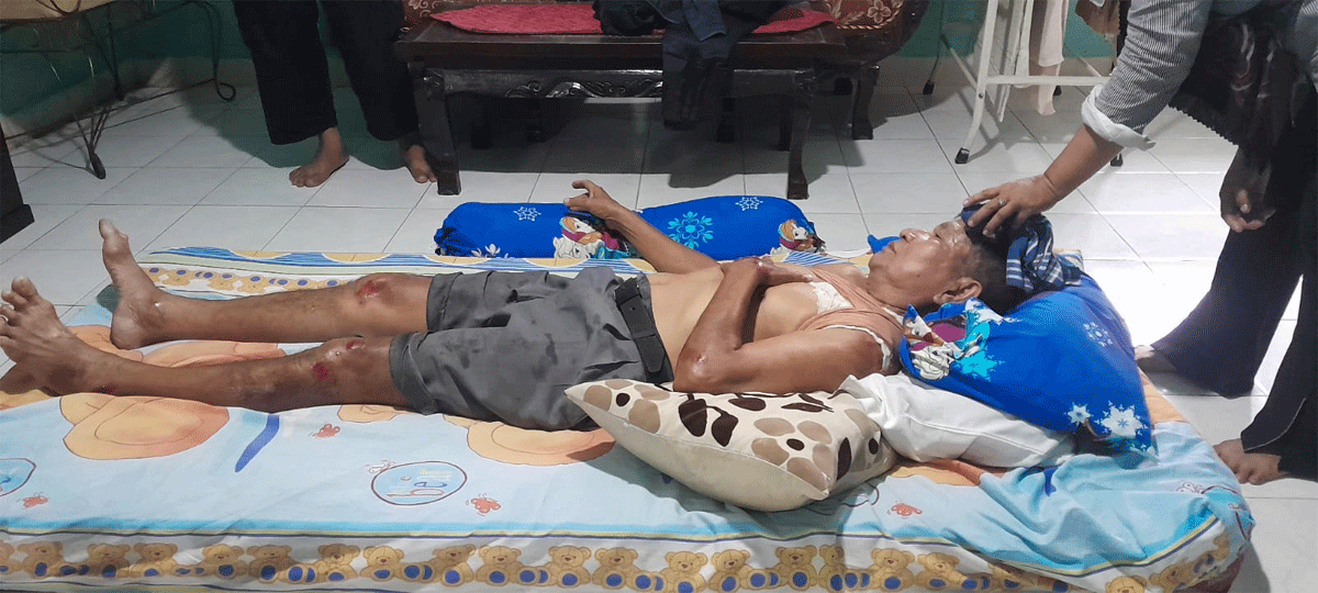 Loper koran yang nyaris jadi korban begal di Medan