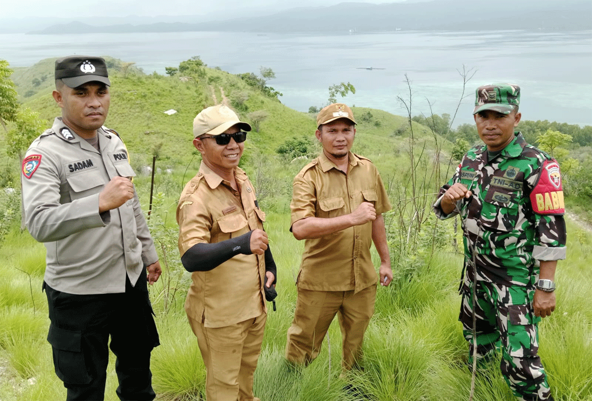 Lurah Labuan Bajo turun ke Toro Bembe untuk memastikan berita terkait pembongkaran portal.