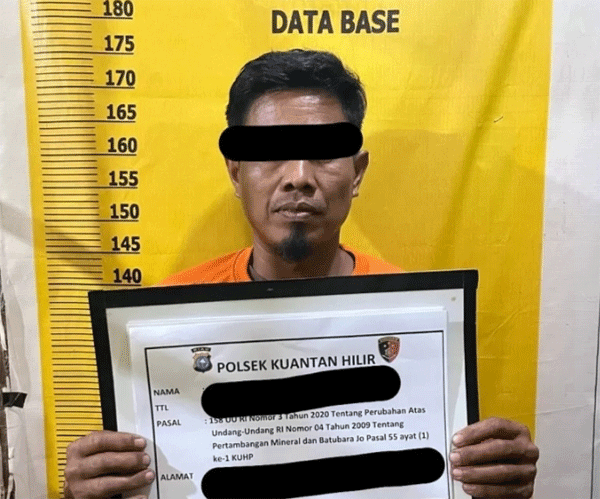 Warga yang diamankan polisi dalam kasus tambang ilegal