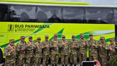 Usai Retret di Magelang, Kepala Daerah Asal Sumbar Kembali Naik Bus