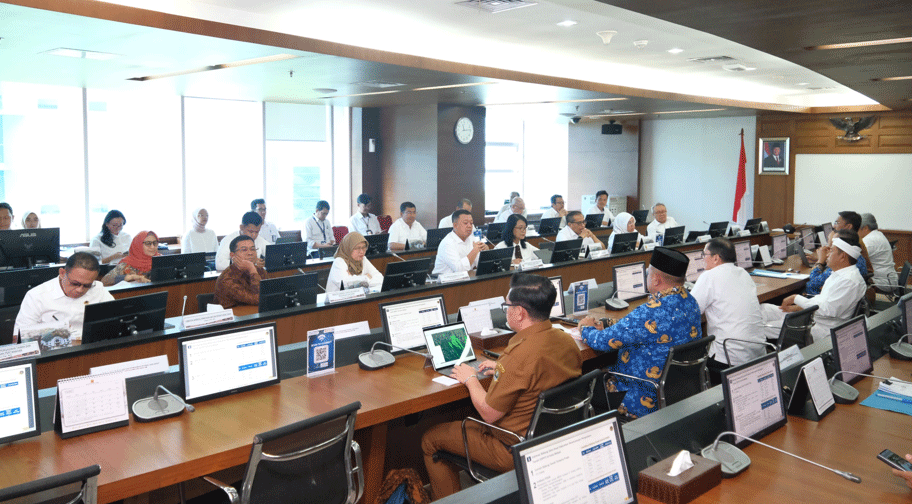 Rapat Kementerian Agraria dan Tata Ruang/Badan Pertanahan Nasional (ATR/BPN) bersama Kementerian Pekerjaan Umum (PU) dan Pemerintah Provinsi (Pemprov) Jawa Barat