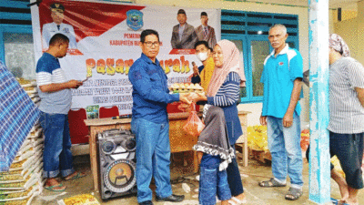 Ramadan Berbagi, Pemerintah Kabupaten Buton Tengah Adakan Pasar Murah