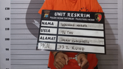 Identitas terduga pelaku yang diamankan polisi