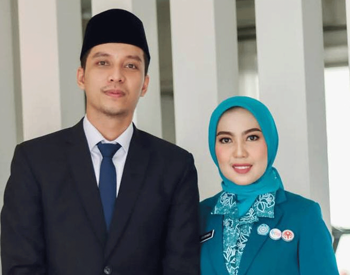 Wali Kota Riyanda Putra bersama Ketua Ketua Tim Penggerak PKK Sawahlunto, Yori Gemitia Putri