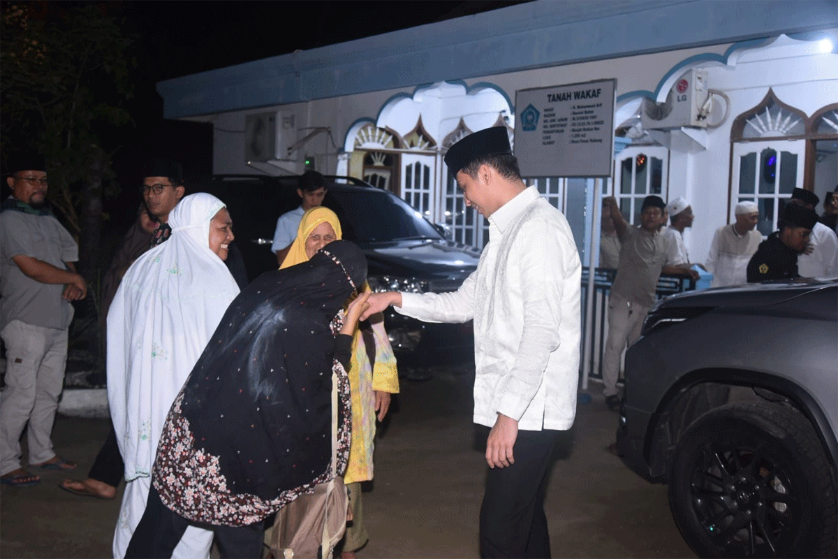 Wali Kota Sawahlunto disambut masyarakat saat Safari Ramadhan