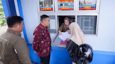 Layanan drive thru di Kantor Pertanahan Kabupaten Kendal