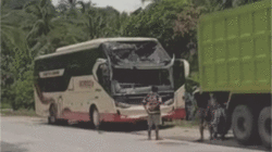 Kecelakaan lalu lintas di Batang Pamo, Kabupaten Solok.