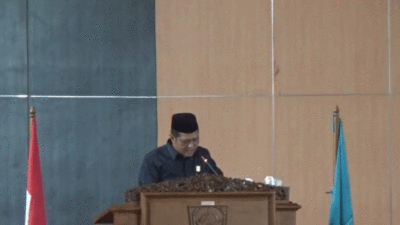 Anggota DPRD dari PAN sampaikan pemandangan umum di DPRD Dharmasraya.