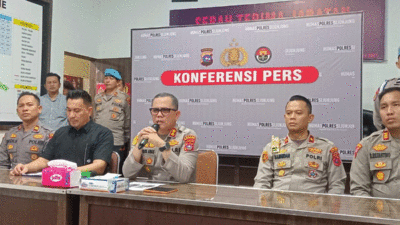 Kapolres Sijunjung gelar konferensi pers