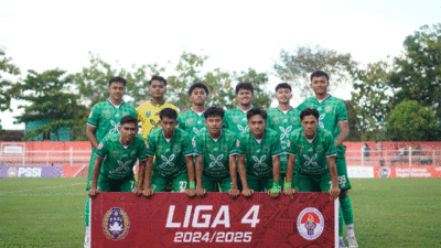 Skuad PSPP di putaran nasional Liga 4. (Kominfo)