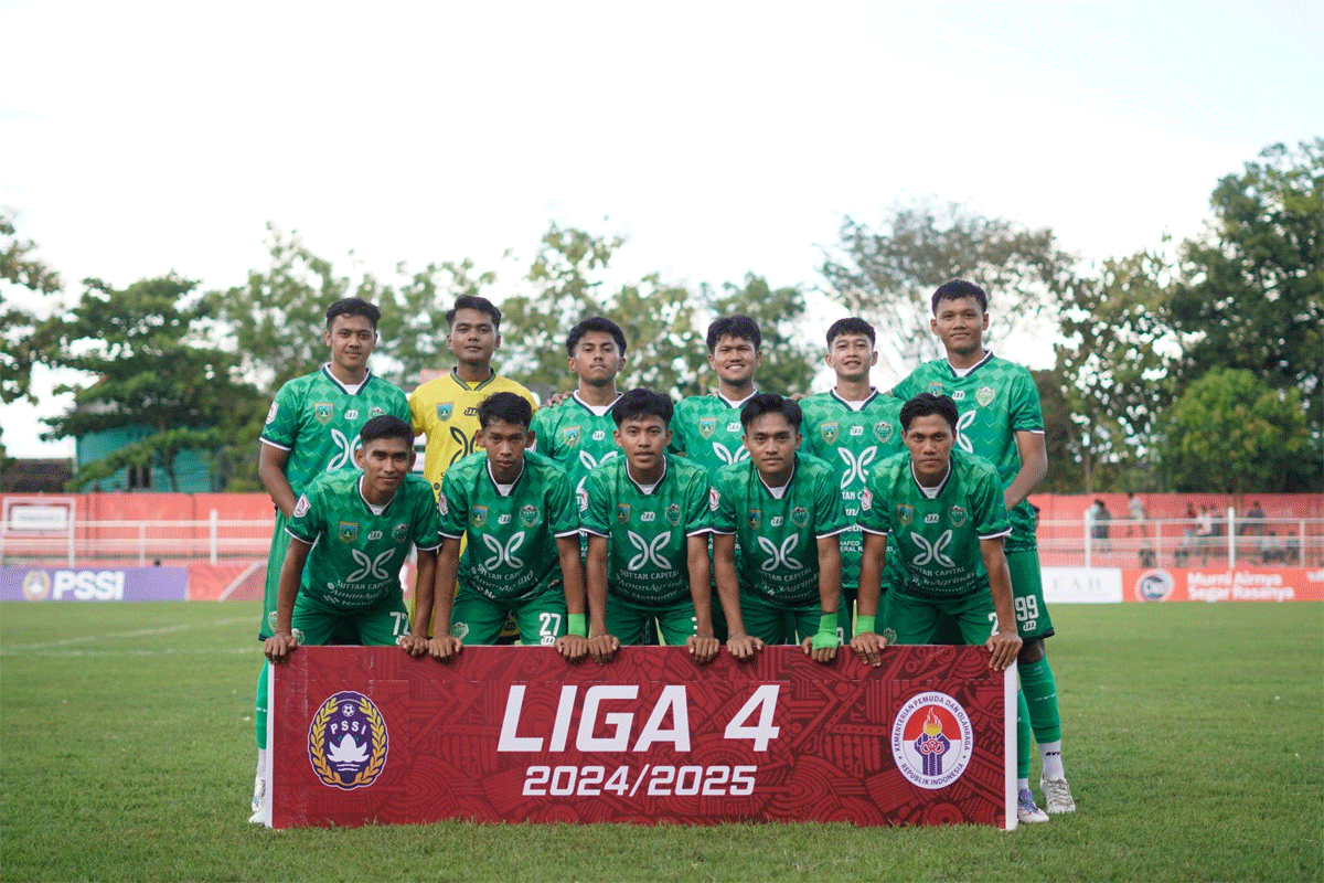 Skuad PSPP di putaran nasional Liga 4. (Kominfo)