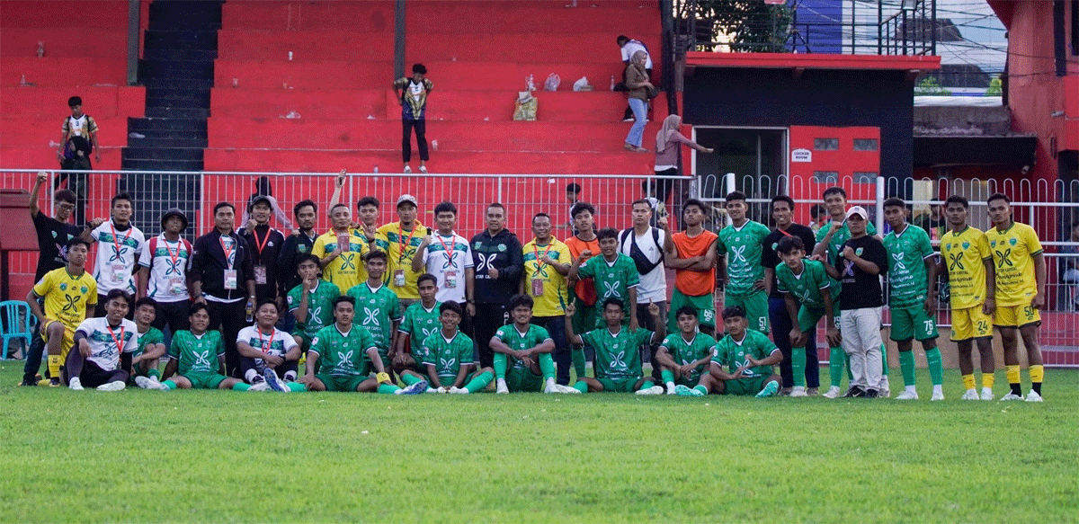 Jajaran ofisial, pelatih dan pemain PSPP. (Kominfo)