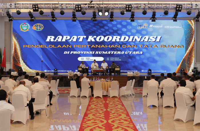 Rakor Menteri ATR dengan pemda se-Sumatera Utara