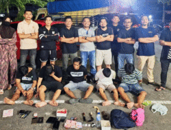 Satuan Reserse Narkoba Polres Sijunjung Amankan Lima Warga yang Diduga Pesta Sabu