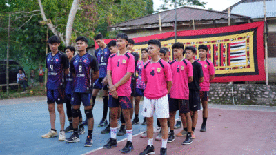 Atlet bola voli yang ikut kejuaraan. (Prokopim)
