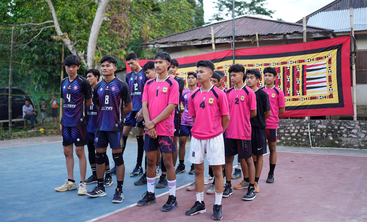 Atlet bola voli yang ikut kejuaraan. (Prokopim)
