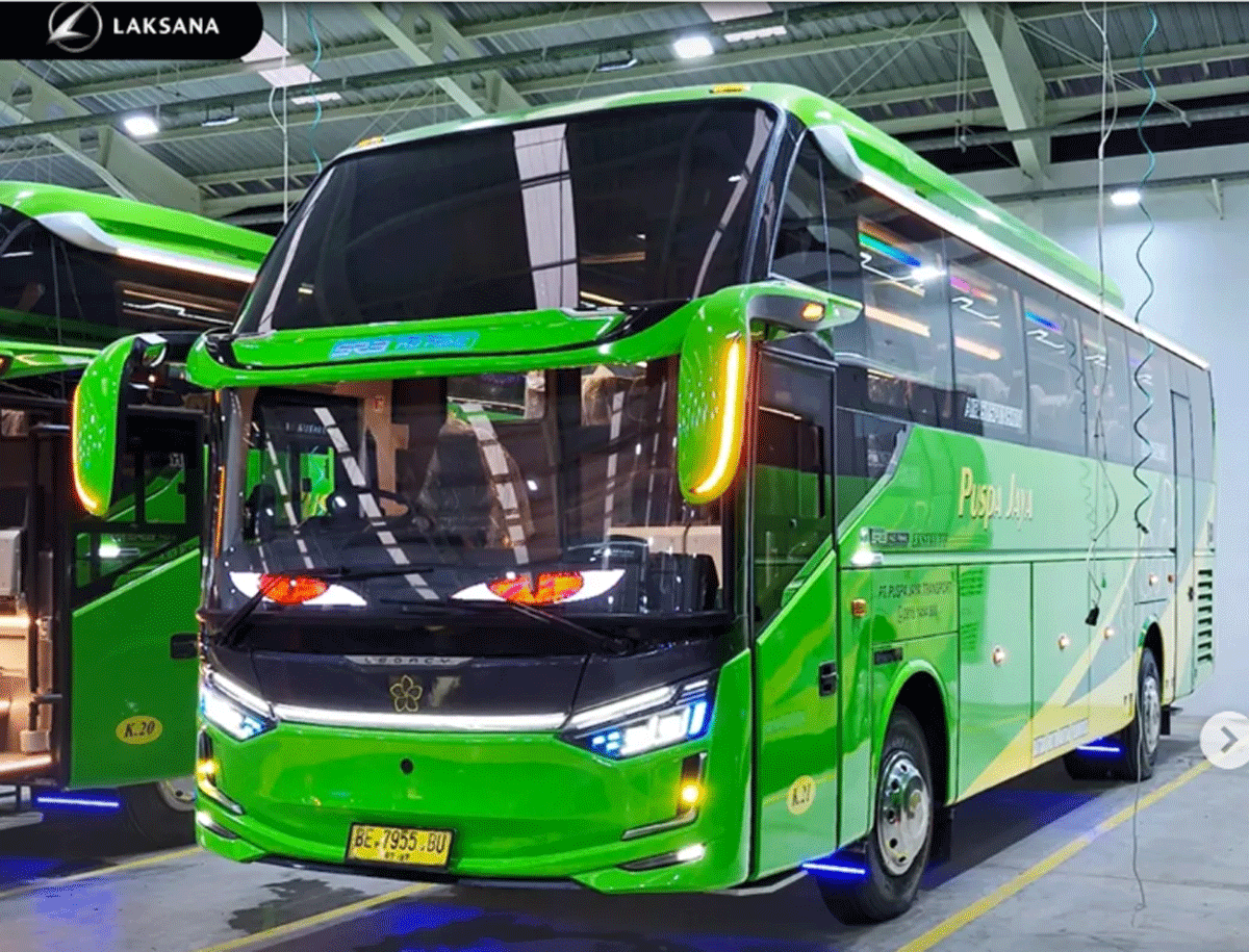 Bus baru PO Puspa Jaya