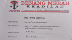 LSM Benang Merah Keadilan Laporkan Dugaan Korupsi Anggaran Makan Minum di DPRD Kuansing ke Polda Riau