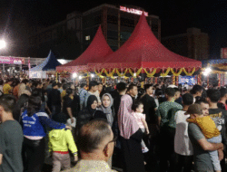 Malam Puncak Peringatan Jadi Kota Gunungsitoli Ke-347 Dipadati Ribuan Warga