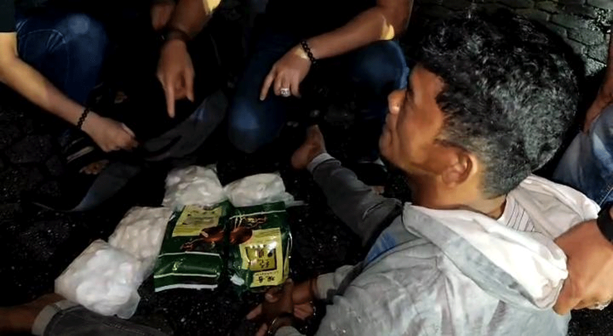 Barang bukti yang diamankan polisi.