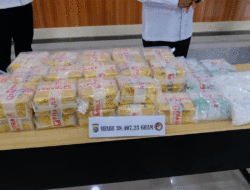Polda Riau Amankan 38,40 Kilogram Sabu, 213.000 Jiwa Terselamatkan