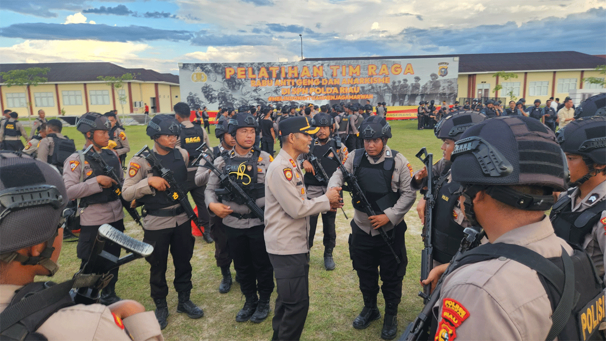 Kapolres Kampar beri semangat pada Tim RAGA Polda Riau