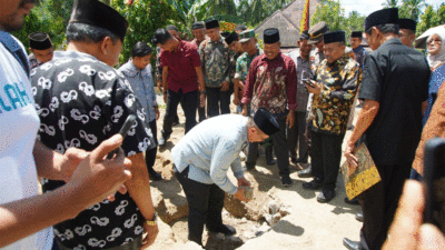 Pembangunan kembali Masjid Raya Buo ini diawali dengan peletakan batu pertama oleh Wakil Bupati Tanah Datar Ahmad Fadly, Sabtu (10/5/2025) di Nagari Buo, Kecamatan Lintau Buo.