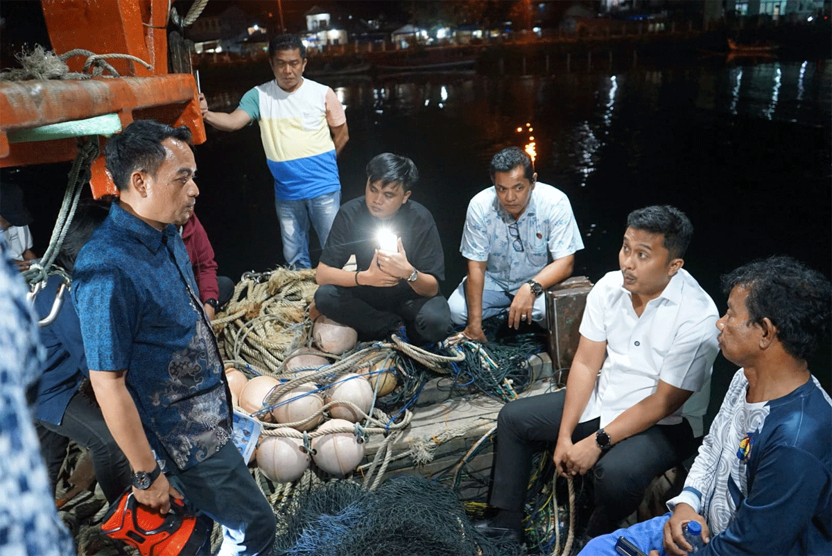 Wagub Vasko bersama pihak terkait lakukan penegakan hukum terhadap penggunaan pukat harimau.