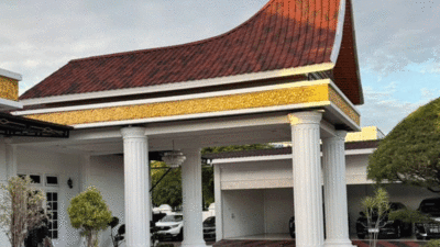 Rumah dinas Wagub Sumbar kini tampil beda.