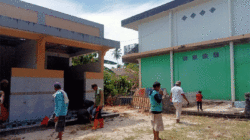 Menjelang Idul Adha, Warga Sangkir Gotong Royong Bersihkan Masjid Al Ihsan