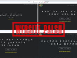 Biro Humas dan Protokol Deteksi Web Palsu Satker Kementerian ATR/BPN, Masyarakat Sampai Jangan Tertipu 11 Biro Humas dan Protokol Deteksi Web Palsu Satker Kementerian ATR/BPN, Masyarakat Sampai Jangan Tertipu