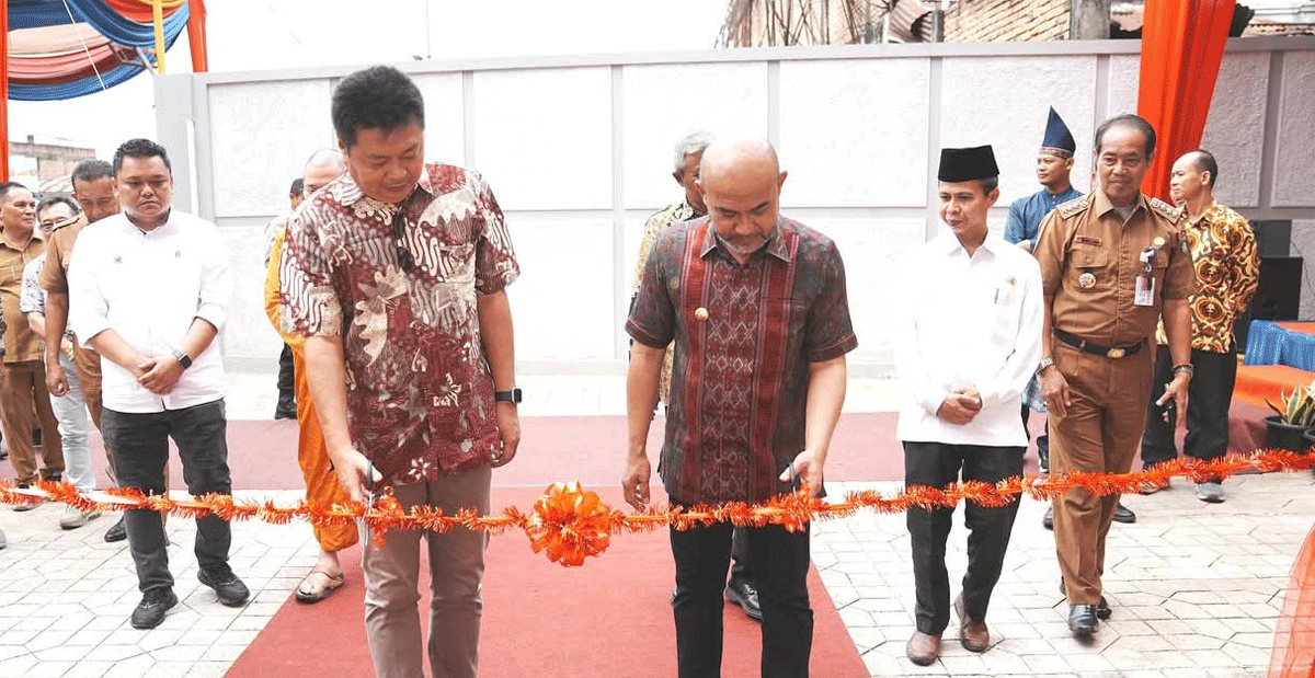 Resmikan fedung Sekolah Dhammasekha Anada Bungo