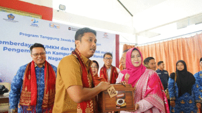 Peresmian kampung bumbu randang di Aie Angek, Tanah Datar. (Prokopim)