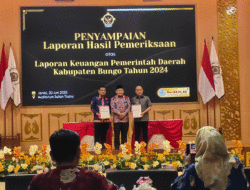 Mantap Jiwa, Pemkab Bungo Raih Opini WTP Enam Kali Berturut-turut dari BPK RI Perwakilan Jambi