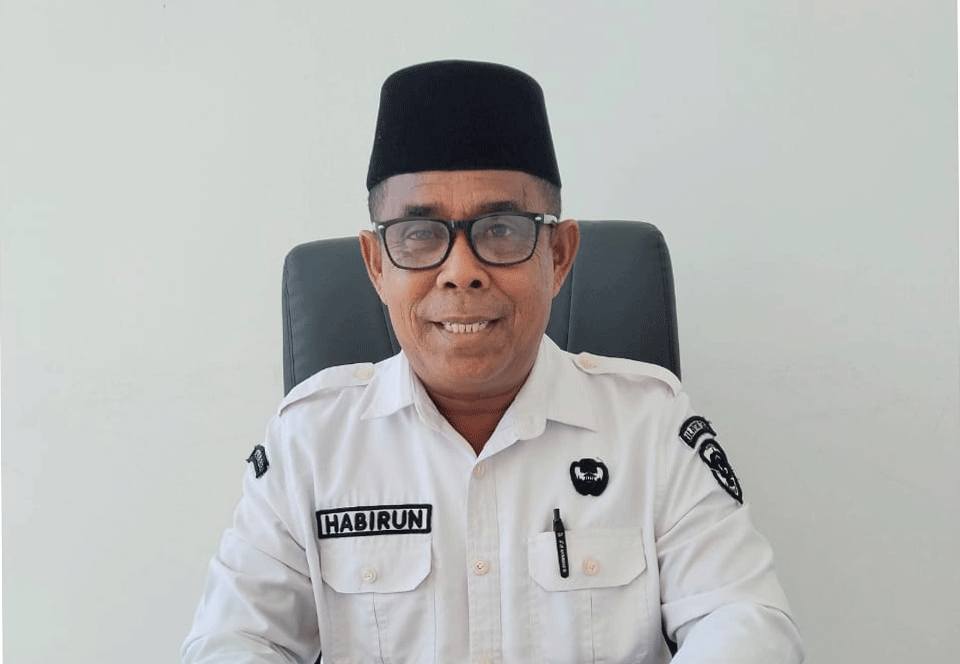 Pelaksana Tugas Kepala Bagian Kesra Buteng, Habirun