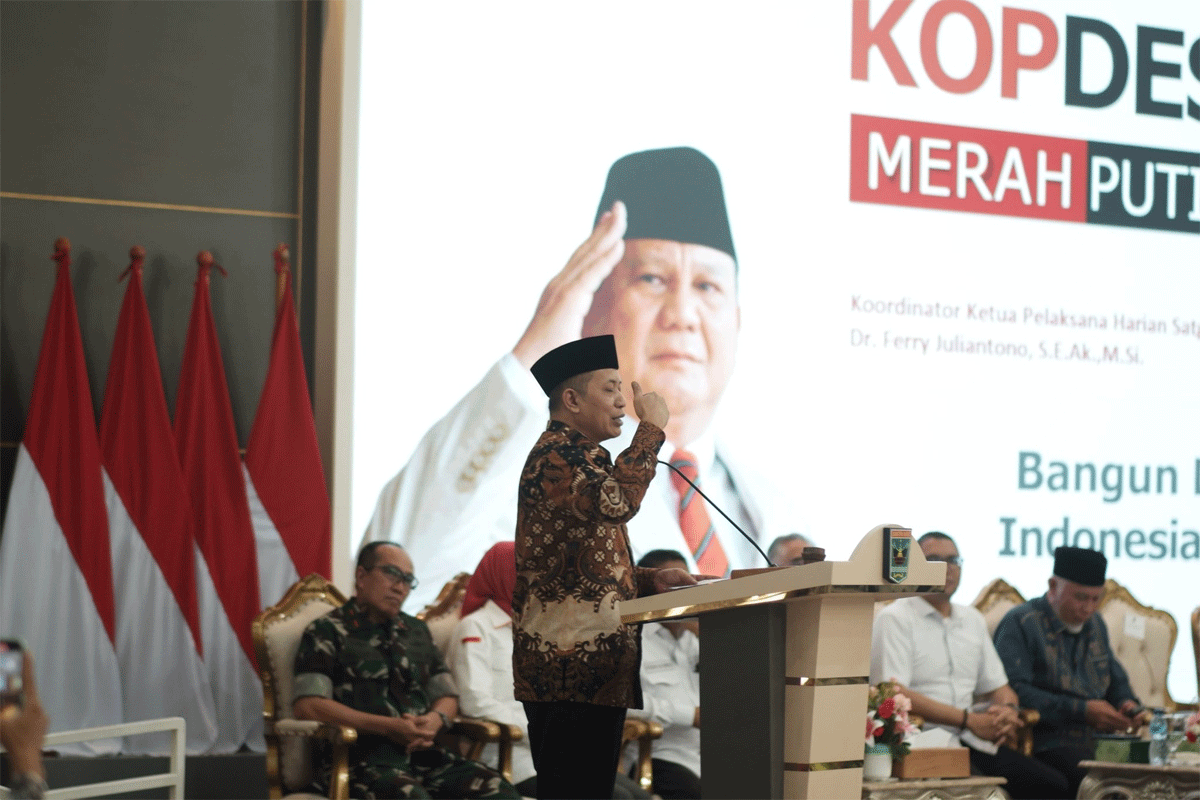 Forum dialog nasional percepatan pembentukan Koperasi Merah Putih, Kamis (29/5/2025 di auditorium gubernur Sumatera Barat.
