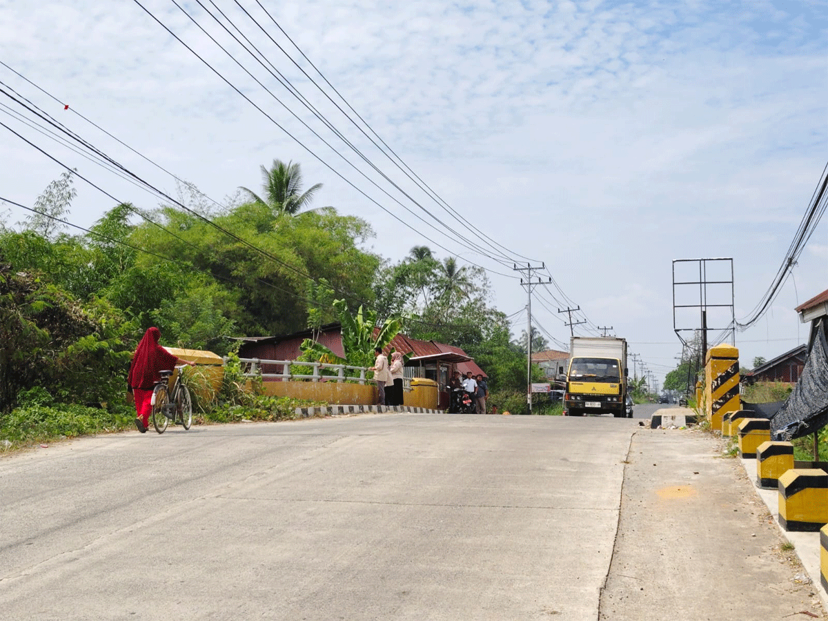 Jembatan Batang Namang Rampung yang telah rampung dibangun Pemprov Sumbar.