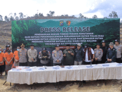 Hutan Lindung Batang Ulak Dibabat, Kapolda Riau Prihatin, Siap Perang Melawan Perambahan Hutan