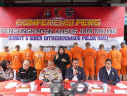 Beromzet Rp3,6 Miliar, Polda Riau Bongkar Judi Online Higgs Domino