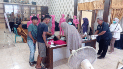 Sunatan massal di Polres Pasaman.