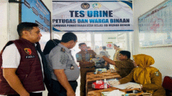 Lapas Muara Bungo Tes Urine Petugas dan Warga Binaan, Ini Hasilnya