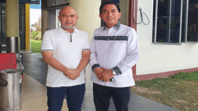 Bupati Dedy Putra dan Ketua Provinsi FKPT Jambi, Abdul Rahman. (ist)