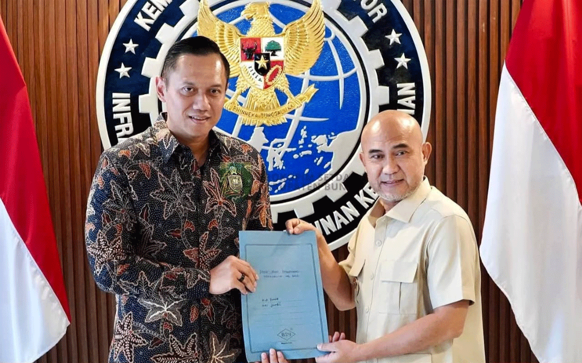 Bupati Dedy dan Menteri AHY