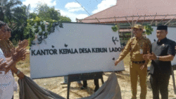 Lama Dinanti Masyarakat, Desa Kebun Lado Akhirnya Miliki Pasar Sendiri dan Kantor Baru