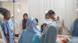 Bupati Kuantan Singingi, Suhardiman Amby kunjungi RSUD Teluk Kuantan, Selasa (8/7/2025).