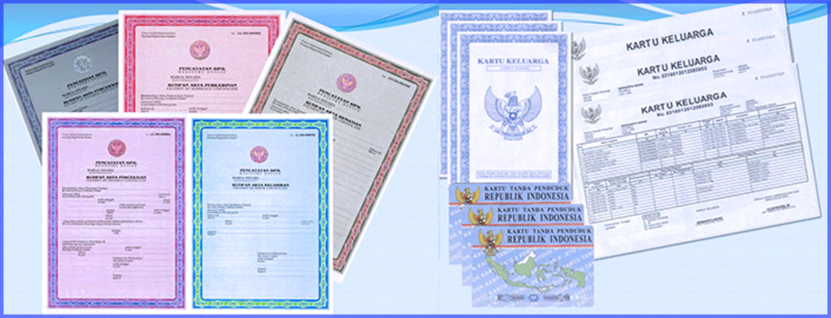 Ilustrasi dokumen kependudukan.