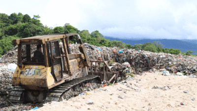 Tempat Pembuangan Akhir Sampah (TPAS) Sungai Andok diperkirakan hanya mampu menampung sampah selama empat bulan ke depan.