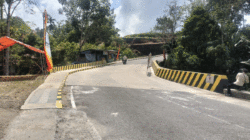 Jalan mulus menuju Lubuk Mato Kuciang.